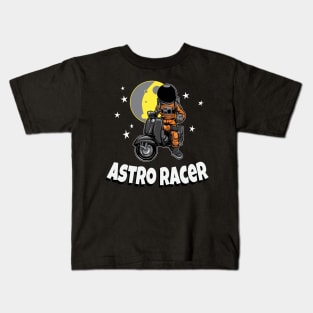 Astro Racer Astronaut Kids T-Shirt